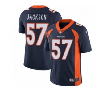 Men's Nike Denver Broncos #57 Tom Jackson Vapor Untouchable Limited Navy Blue Alternate NFL Jersey