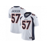 Men's Nike Denver Broncos #57 Tom Jackson Vapor Untouchable Limited White NFL Jersey