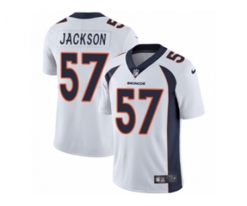 Men's Nike Denver Broncos #57 Tom Jackson Vapor Untouchable Limited White NFL Jersey