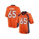 Men's Nike Denver Broncos #65 Ronald Leary Limited Orange Team Color NFL Jersey