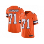 Men's Nike Denver Broncos #71 Donald Stephenson Limited Orange Rush NFL Jersey