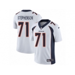 Men's Nike Denver Broncos #71 Donald Stephenson Vapor Untouchable Limited White NFL Jersey