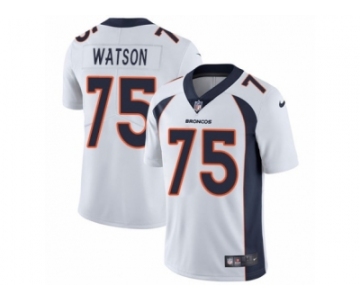 Men's Nike Denver Broncos #75 Menelik Watson Vapor Untouchable Limited White NFL Jersey