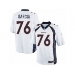 Men's Nike Denver Broncos #76 Max Garcia Limited White NFL Jersey