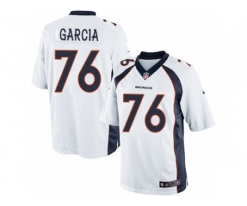 Men's Nike Denver Broncos #76 Max Garcia Limited White NFL Jersey