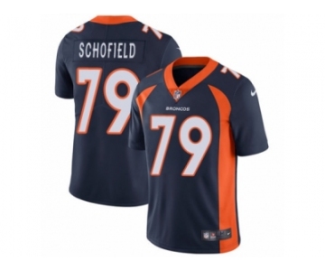 Men's Nike Denver Broncos #79 Michael Schofield Vapor Untouchable Limited Navy Blue Alternate NFL Jersey