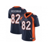 Men's Nike Denver Broncos #82 Jeff Heuerman Vapor Untouchable Limited Navy Blue Alternate NFL Jersey