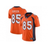 Men's Nike Denver Broncos #85 Virgil Green Vapor Untouchable Limited Orange Team Color NFL Jersey