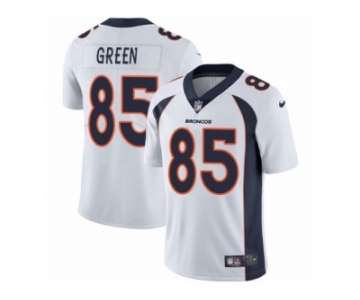 Men's Nike Denver Broncos #85 Virgil Green Vapor Untouchable Limited White NFL Jersey