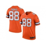 Men's Nike Denver Broncos #88 Demaryius Thomas Orange Color Rush Limited Jerseys