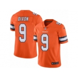 Men's Nike Denver Broncos #9 Riley Dixon Limited Orange Rush NFL Jersey