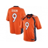 Men's Nike Denver Broncos #9 Riley Dixon Limited Orange Team Color NFL Jersey