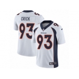 Men's Nike Denver Broncos #93 Jared Crick Vapor Untouchable Limited White NFL Jersey