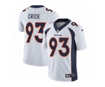 Men's Nike Denver Broncos #93 Jared Crick Vapor Untouchable Limited White NFL Jersey