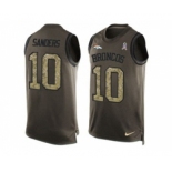 Nike Denver Broncos #10 Emmanuel Sanders Green Men's Stitched NFL Limited Salute To Service Tank Top Jersey