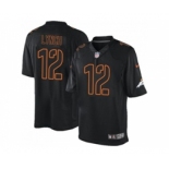 Nike Denver Broncos #12 Paxton Lynch Black Men's Stitched NFL Impact Limited Jersey