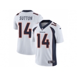 Nike Denver Broncos #14 Courtland Sutton White Men Stitched NFL Vapor Untouchable Limited Jersey