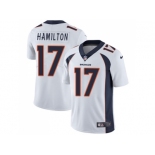 Nike Denver Broncos #17 DaeSean Hamilton White Men Stitched NFL Vapor Untouchable Limited Jersey