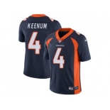 Nike Denver Broncos #4 Case Keenum Navy Blue Alternate Men Stitched NFL Vapor Untouchable Limited Jer