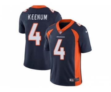 Nike Denver Broncos #4 Case Keenum Navy Blue Alternate Men Stitched NFL Vapor Untouchable Limited Jer