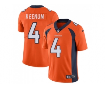 Nike Denver Broncos #4 Case Keenum Orange Team Color Men Stitched NFL Vapor Untouchable Limited Jersey