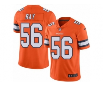 Nike Denver Broncos #56 Shane Ray Orange Men's Stitched NFL Limited Rush Jersey