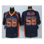 Nike Denver Broncos #58 Von Miller Navy Blue Alternate Men's Stitched NFL Limited Strobe Jersey