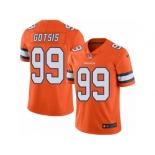 Nike Denver Broncos #99 Adam Gotsis Orange Men's Stitched NFL Limited Rush Jersey