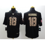 nike nfl jerseys denver broncos #18 manning black[salute to service limited]