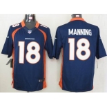 nike nfl jerseys denver broncos #18 manning blue[nike limited]