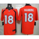 nike nfl jerseys denver broncos #18 manning orange[nike limited]