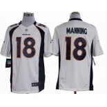 nike nfl jerseys denver broncos #18 manning white[nike limited]