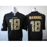 nike nfl jerseys denver broncos #18 peyton manning black[salute to service limited]