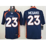 nike nfl jerseys denver broncos #23 mcgahee blue[nike limited]