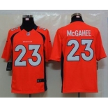 nike nfl jerseys denver broncos #23 mcgahee orange[nike limited]