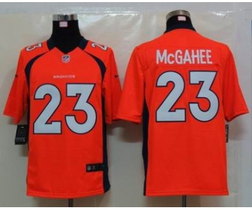 nike nfl jerseys denver broncos #23 mcgahee orange[nike limited]