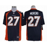 nike nfl jerseys denver broncos #27 moreno blue[nike limited]