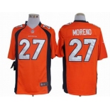 nike nfl jerseys denver broncos #27 moreno orange[nike limited]