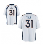 nike nfl jerseys denver broncos #31 talib white[nike limited]