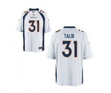 nike nfl jerseys denver broncos #31 talib white[nike limited]