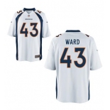 nike nfl jerseys denver broncos #43 ward white[nike limited]