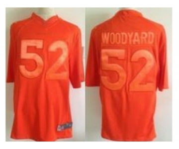 nike nfl jerseys denver broncos #52 wesley woodyard orange[drenched limited]