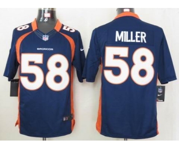 nike nfl jerseys denver broncos #58 miller blue[nike limited]