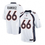 nike nfl jerseys denver broncos #66 ramirez white[nike limited]