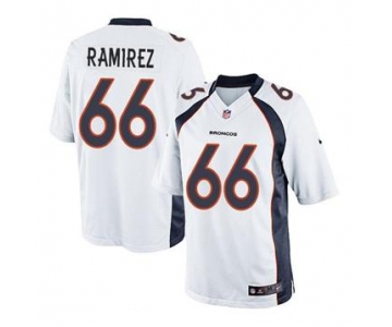 nike nfl jerseys denver broncos #66 ramirez white[nike limited]