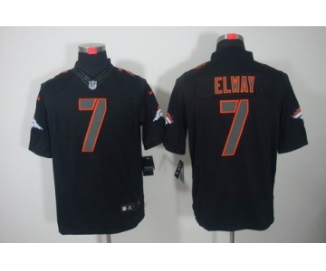 nike nfl jerseys denver broncos #7 john elway black[nike limited]