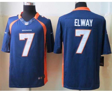 nike nfl jerseys denver broncos #7 john elway blue[nike limited]