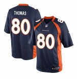 nike nfl jerseys denver broncos #80 thomas blue[nike limited]