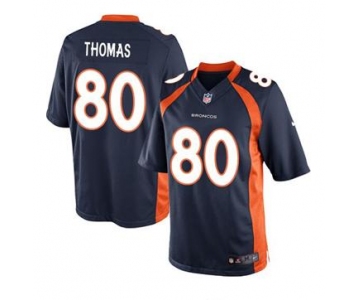 nike nfl jerseys denver broncos #80 thomas blue[nike limited]