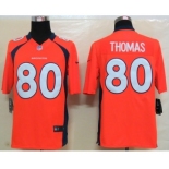 nike nfl jerseys denver broncos #80 thomas orange[nike limited]